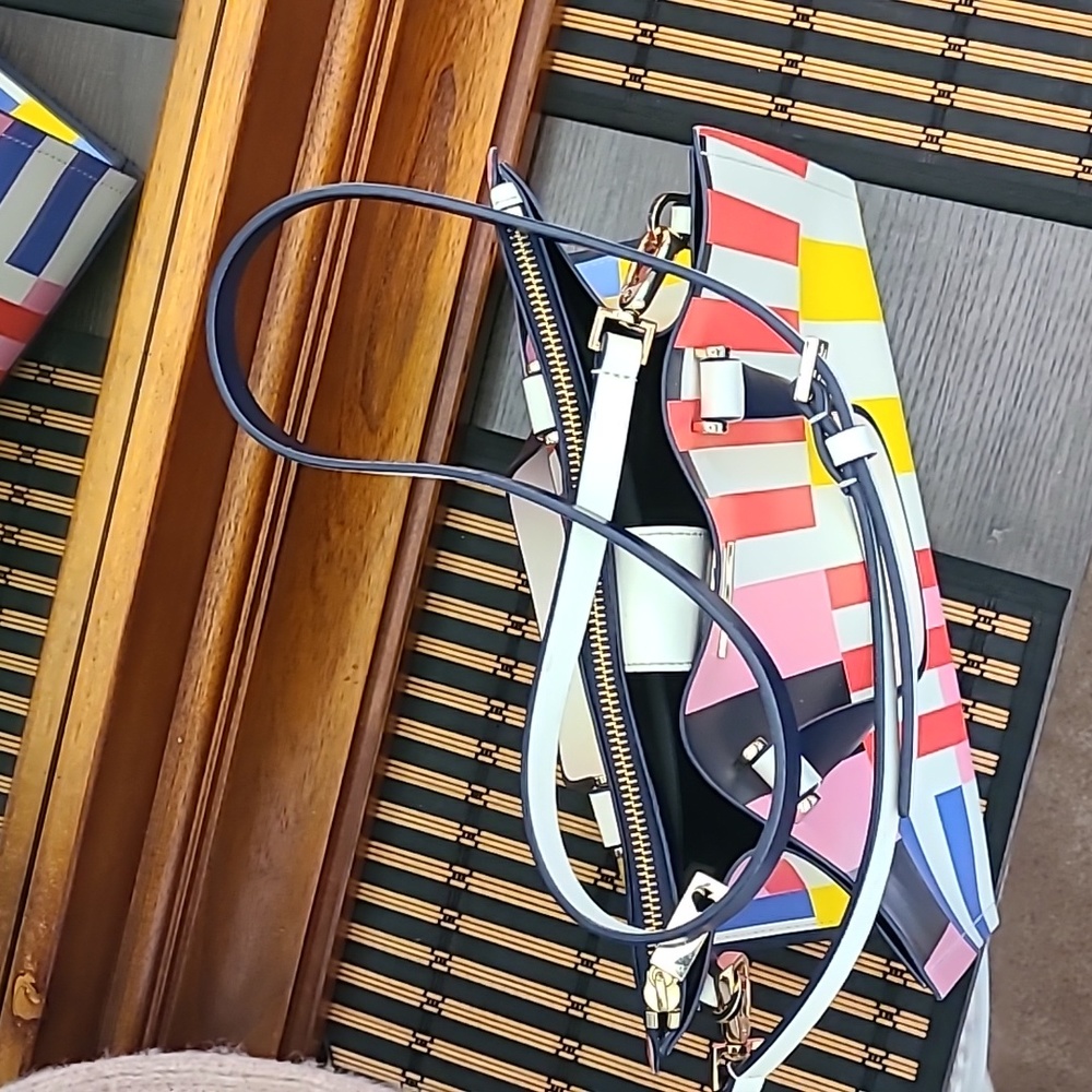 Kate ♠️  Striped leather bag - Picture 4 of 17
